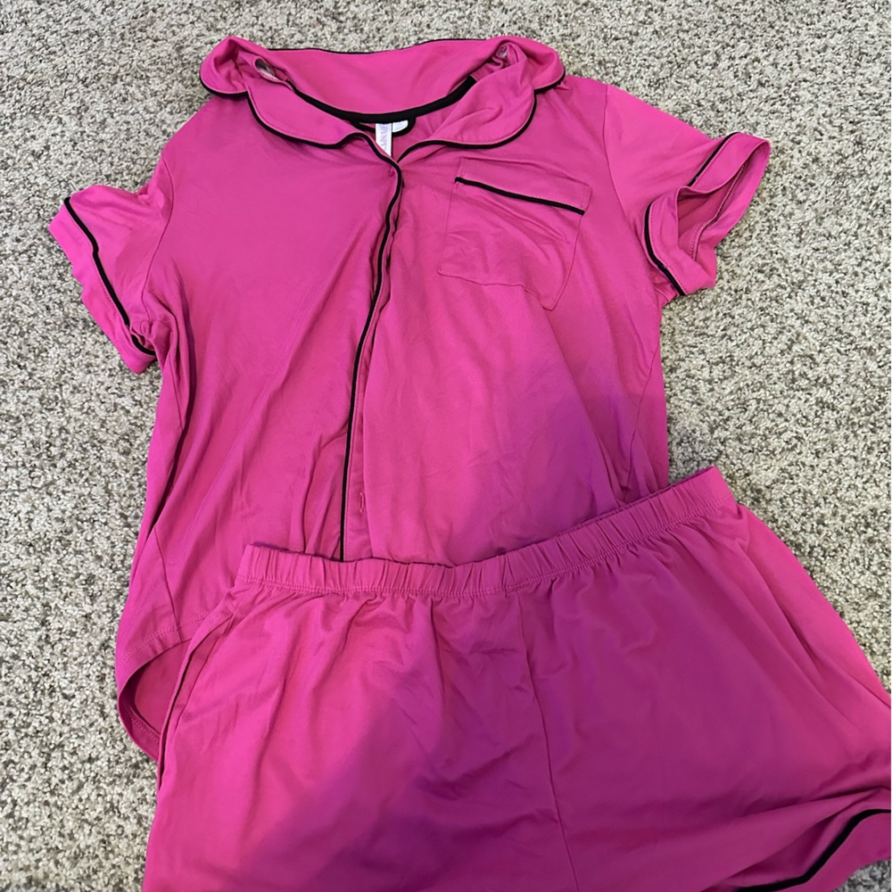 Pink PJ set, large